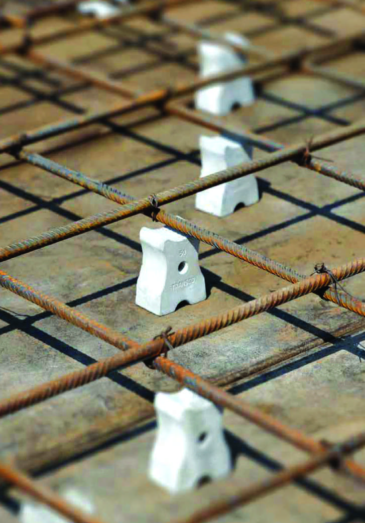 Concrete spacers